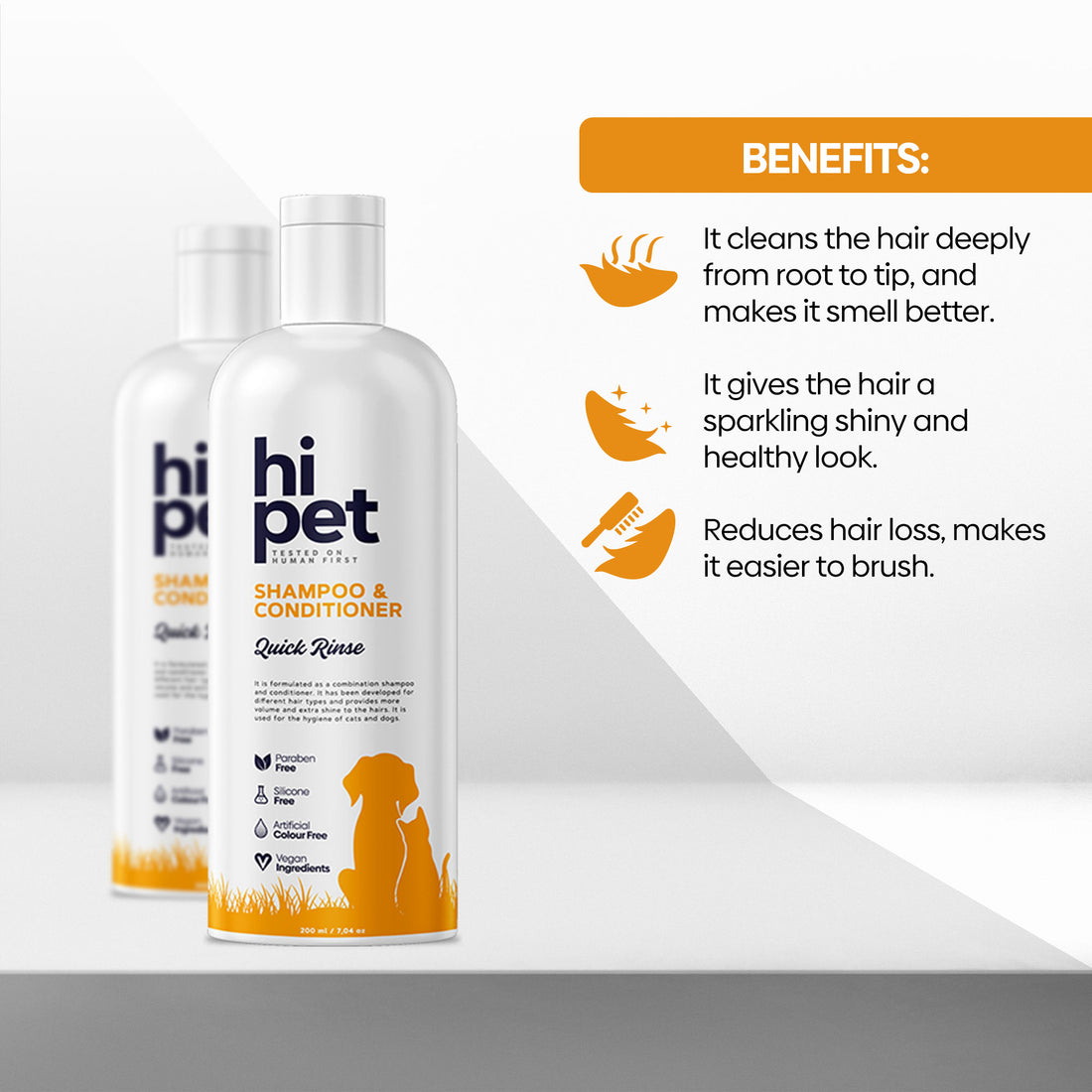 HiPet Shampoo&Conditioner 2in1 Bundle ( x3)